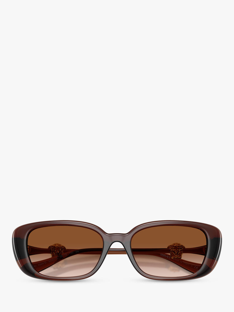 Versace women's pillow sunglasses brown gradient lenses, UK version