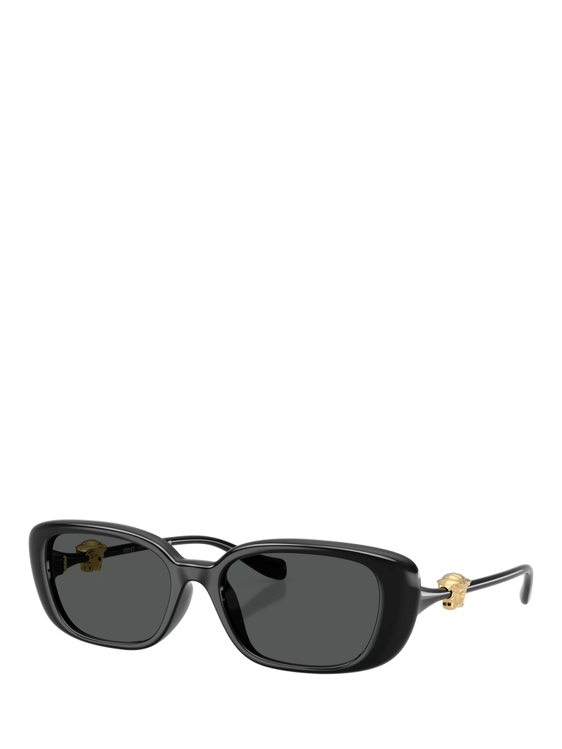 Versace pillow sunglasses black grey gradient lenses (British brand)
