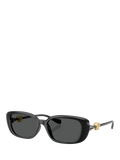 Versace pillow sunglasses black grey gradient lenses (British brand)