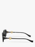 Versace pillow sunglasses black grey gradient lenses (British brand)