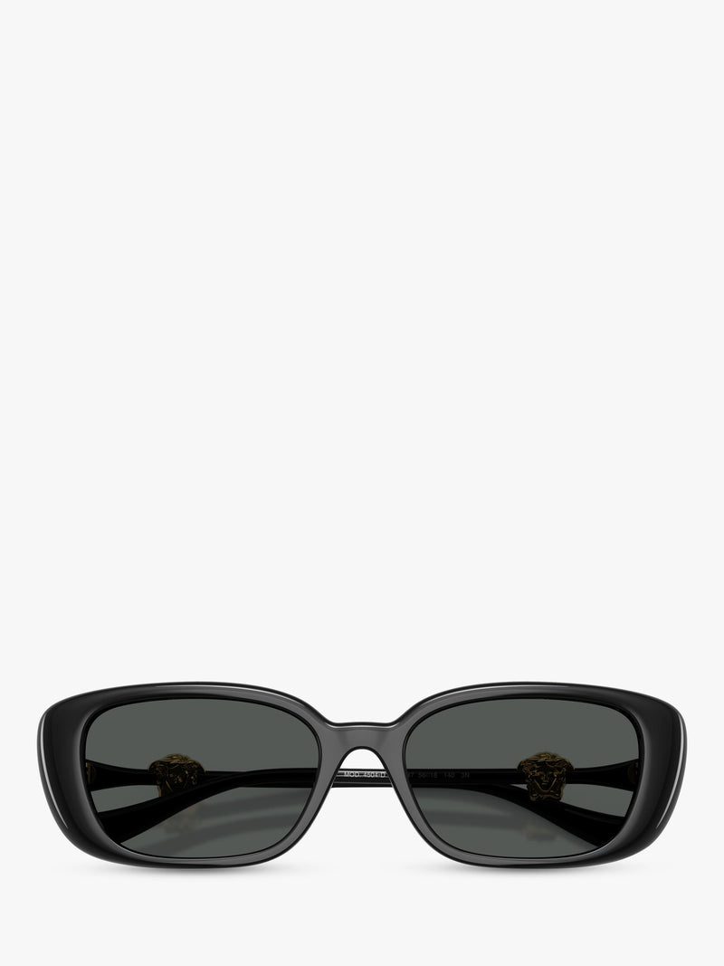 Versace pillow sunglasses black grey gradient lenses (British brand)