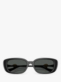 Versace pillow sunglasses black grey gradient lenses (British brand)