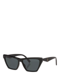 Yves Saint Laurent cat eye sunglasses 58mm black acetate (British brand)