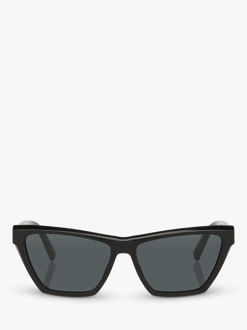 Yves Saint Laurent cat eye sunglasses 58mm black acetate (British brand)