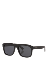 John Lewis Yves Saint Laurent Men's Rectangular Sunglasses, Black- Buy online at McGrocer