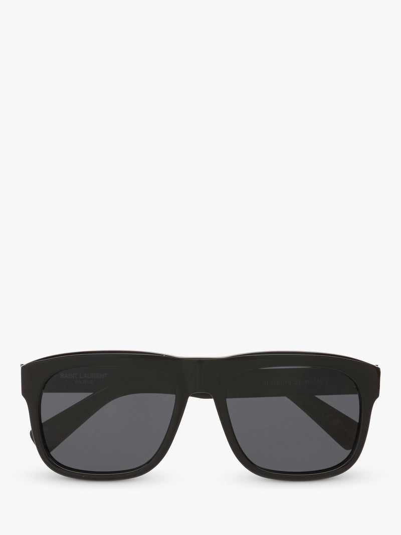 Yves Saint Laurent men's rectangular black sunglasses - British product