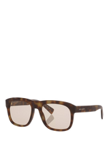 John Lewis Yves Saint Laurent Men's Square Sunglasses, Tortoise Brown/Beige- Buy online at McGrocer