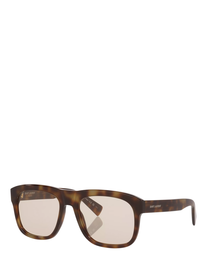 YSL square sunglasses tortoise brown beige, imported from the UK