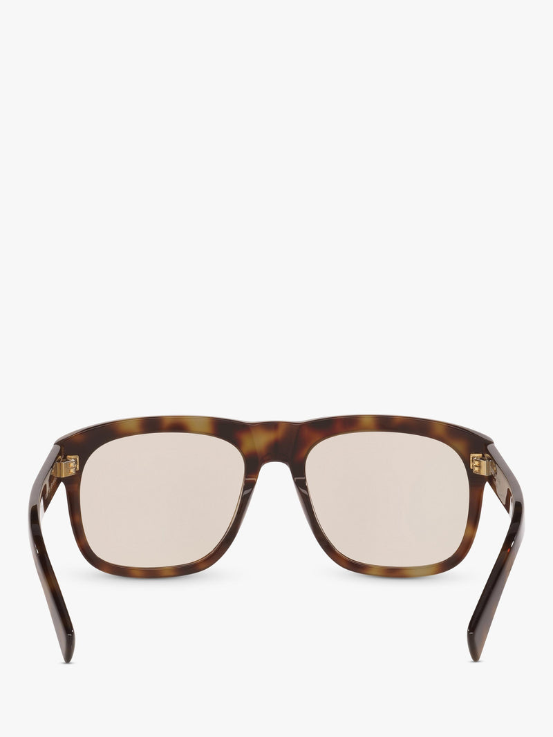 YSL square sunglasses tortoise brown beige, imported from the UK