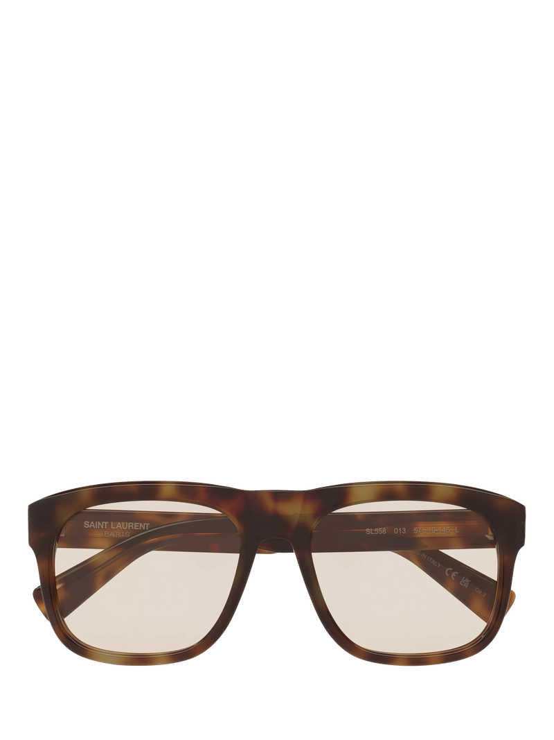 YSL square sunglasses tortoise brown beige, imported from the UK