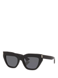 YSL cat eye sunglasses black acetate (British brand)