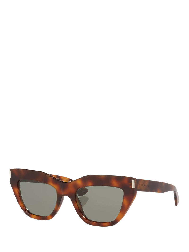 Yves Saint Laurent cat eye sunglasses tortoise brown (British brand)