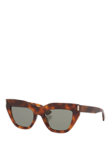 John Lewis Yves Saint Laurent Cat's Eye Sunglasses Tortoise Brown- Buy online at McGrocer