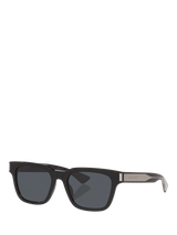 John Lewis Yves Saint Laurent Unisex Rectangular Sunglasses, Black- Buy online at McGrocer