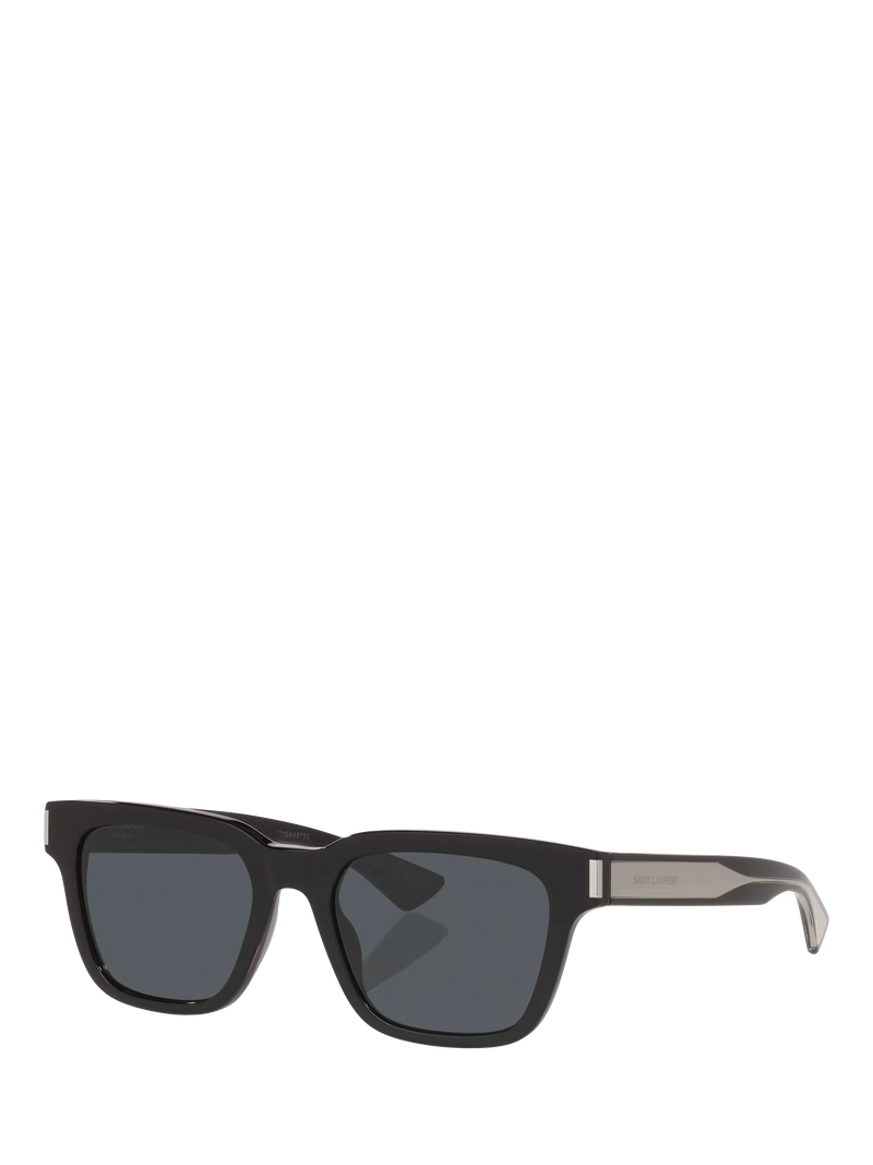 Yves Saint Laurent rectangular black sunglasses with 53mm lens (British brand)