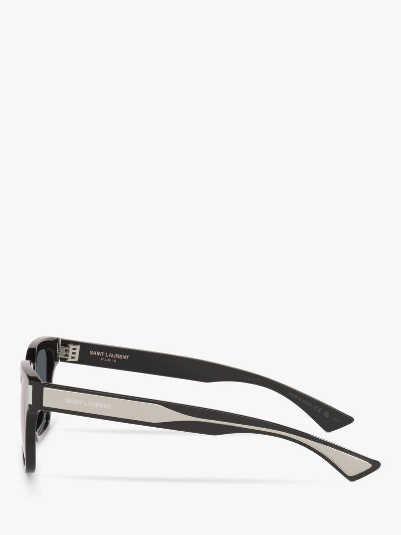 Yves Saint Laurent rectangular black sunglasses with 53mm lens (British brand)