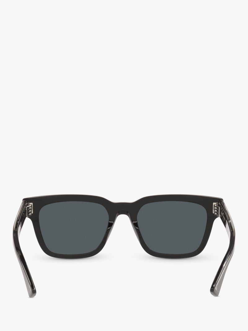 Yves Saint Laurent rectangular black sunglasses with 53mm lens (British brand)