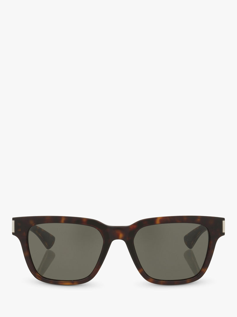 Yves Saint Laurent tortoise rectangular sunglasses 53mm - British product