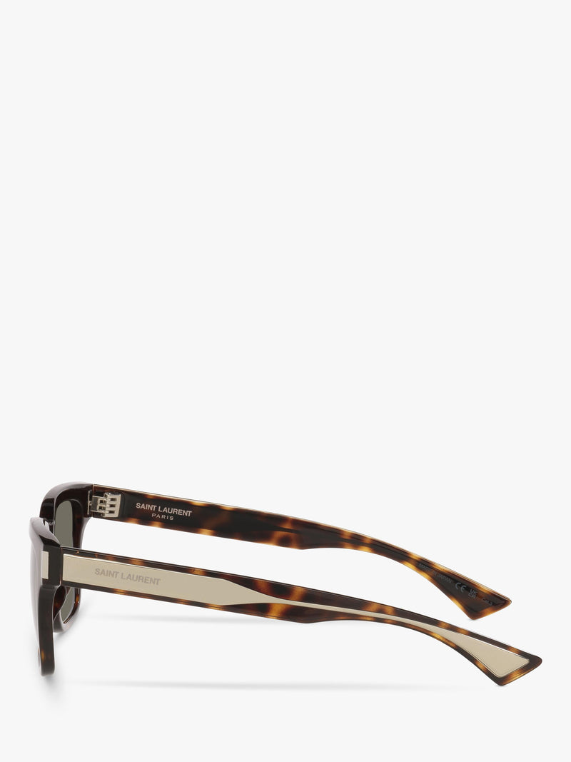 Yves Saint Laurent tortoise rectangular sunglasses 53mm - British product