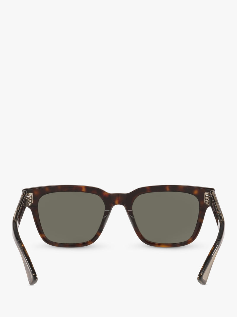 Yves Saint Laurent tortoise rectangular sunglasses 53mm - British product