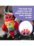 Lamaze Liam the Lobster clip and go toy, imported from the UK