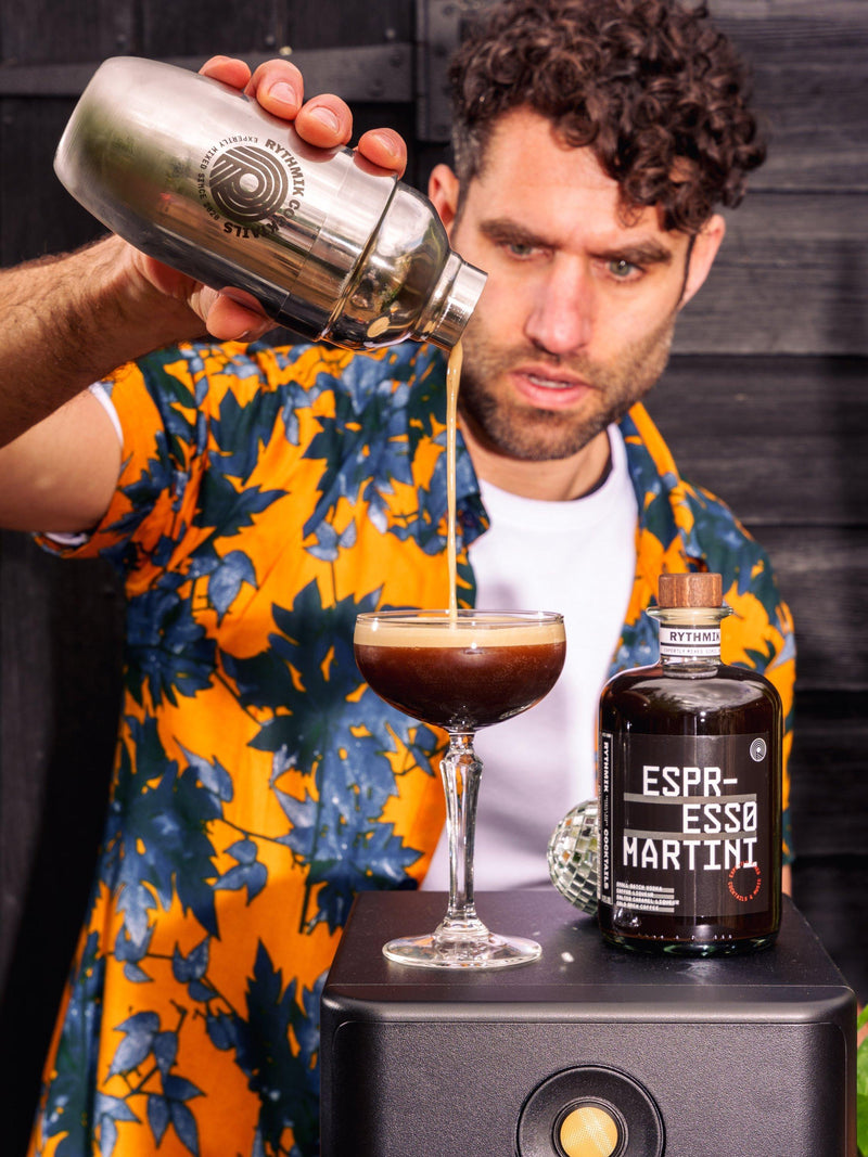 Rythmik Cocktails espresso martini cocktail 20cl, imported from the UK