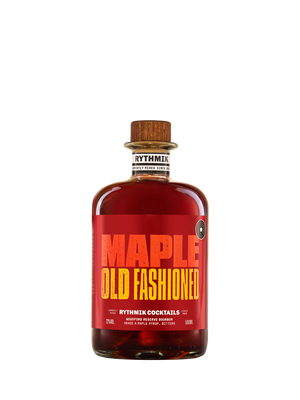 Maple Old Fashioned Pre-Made Cocktail with Bourbon and Maple Syrup 50cl