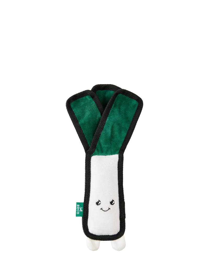 Beco Pets Larry the Leek dog toy (British brand)