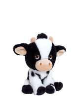John Lewis Keel Toys Keeleco Farm Cow Plush Soft Toy 18cm- Buy online at McGrocer