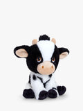 Keel Toys Keeleco Farm Cow Plush Soft Toy 18cm, UK version