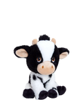 Keel Toys Keeleco Farm Cow Plush Soft Toy 18cm, UK version
