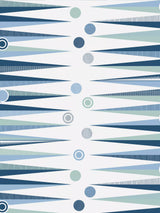 John Lewis Mini Moderns Backgammon Wallpaper Chalkhill Blue- Buy online at McGrocer