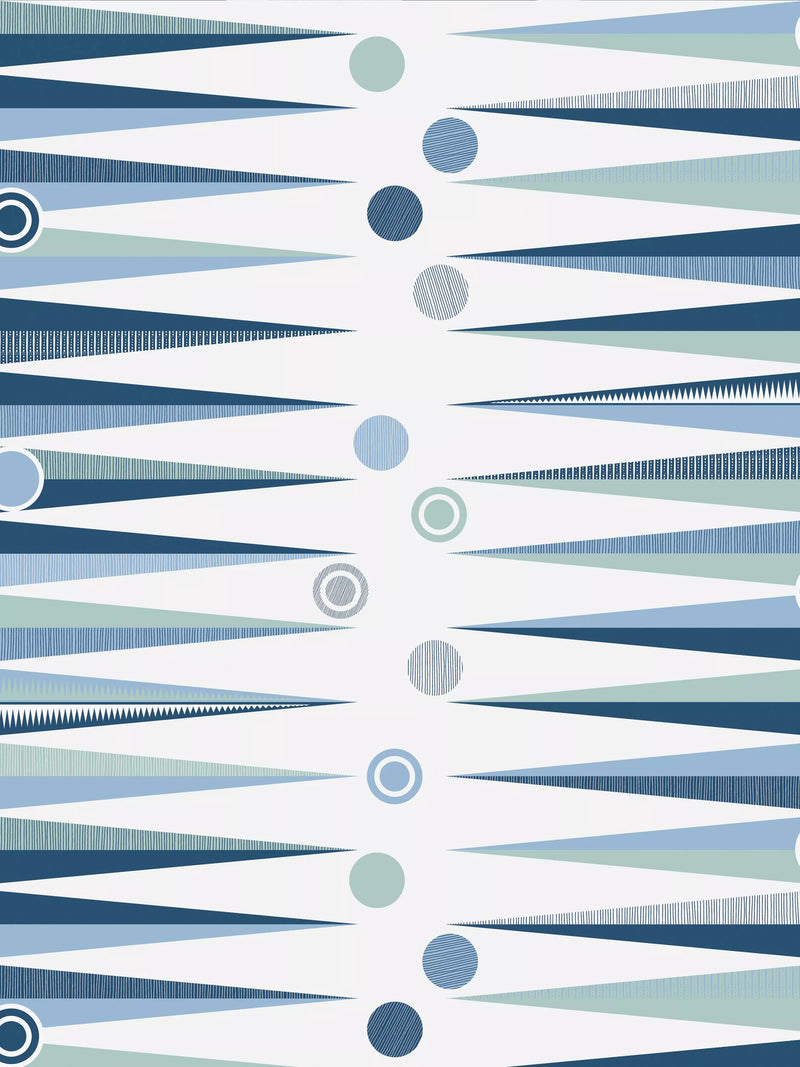 Mini Moderns Backgammon wallpaper Chalkhill Blue - British product