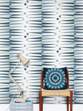 Mini Moderns Backgammon wallpaper Chalkhill Blue - British product
