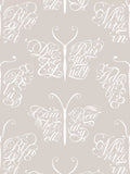 Mini Moderns Camberwell Beauty wallpaper in stone, imported from the UK