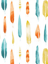 John Lewis Mini Moderns Feathers Wallpaper, Lido, 6 x 6 x 52 cm- Buy online at McGrocer
