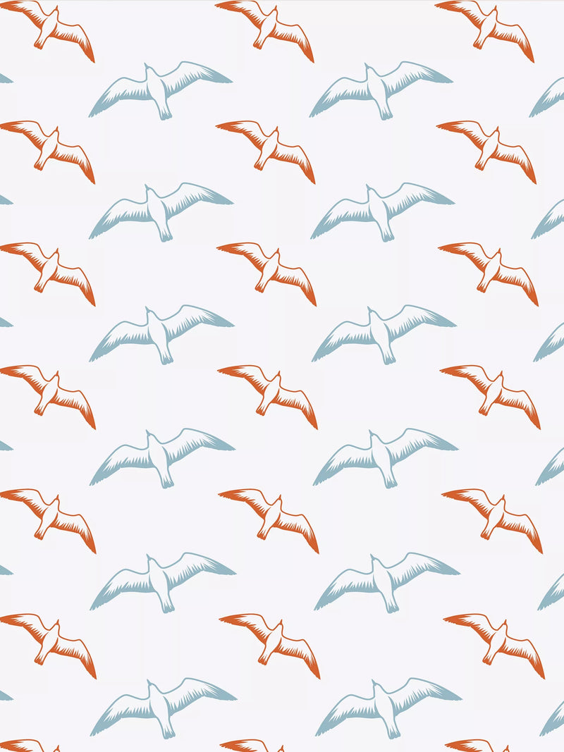 Mini Moderns Gulls wallpaper Chalkhill Blue roll, UK version
