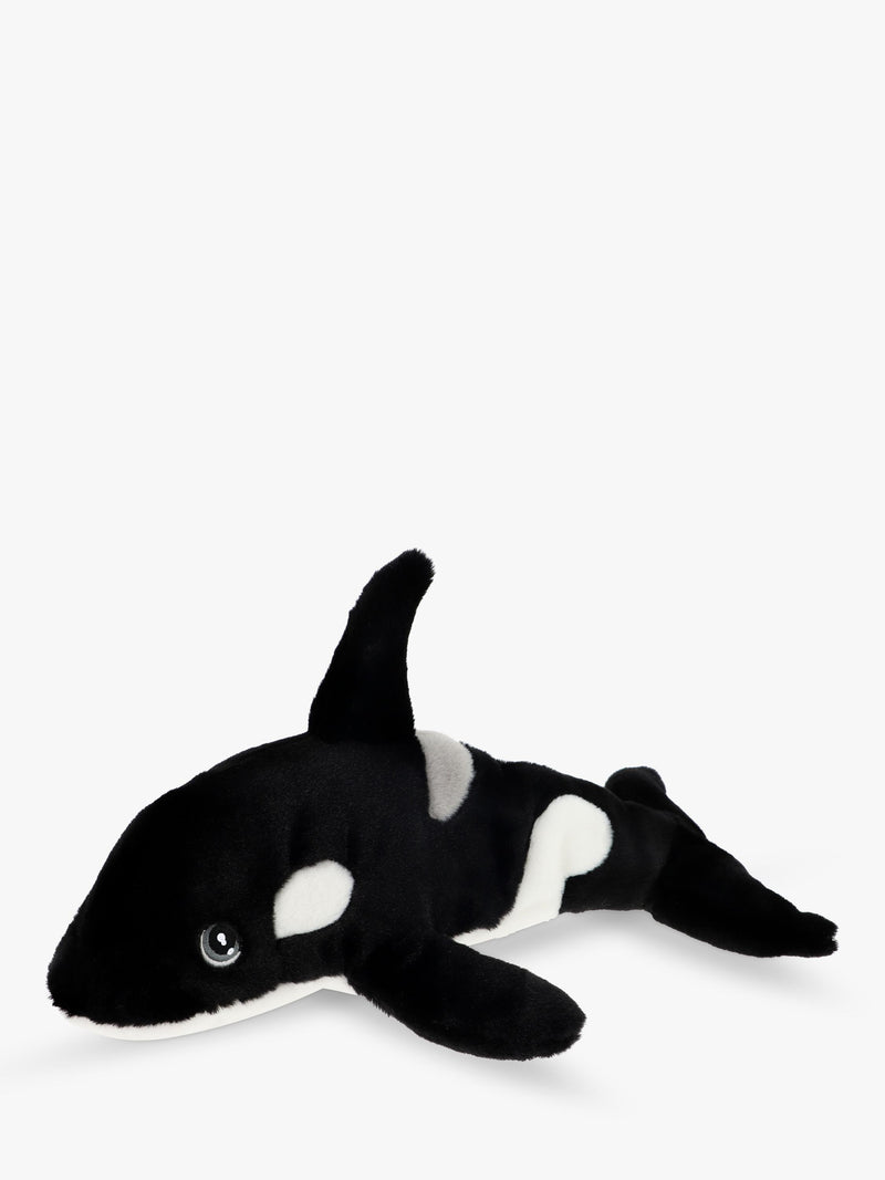 Keel Toys orca plush soft toy, Sealife Collection, 30cm, UK version