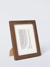 John Lewis John Lewis Wood Effect Photo Frame with Wavy Mount 5 x 7 (13 x 18cm) Walnut- Buy online at McGrocer