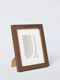 John Lewis wood effect walnut photo frame 5x7 inches - British product