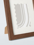 John Lewis wood effect walnut photo frame 5x7 inches - British product