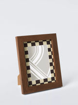 John Lewis John Lewis Wood Effect Photo Frame with Check Mount, Walnut, 4 x 6 inch (10 x 15cm)- Buy online at McGrocer