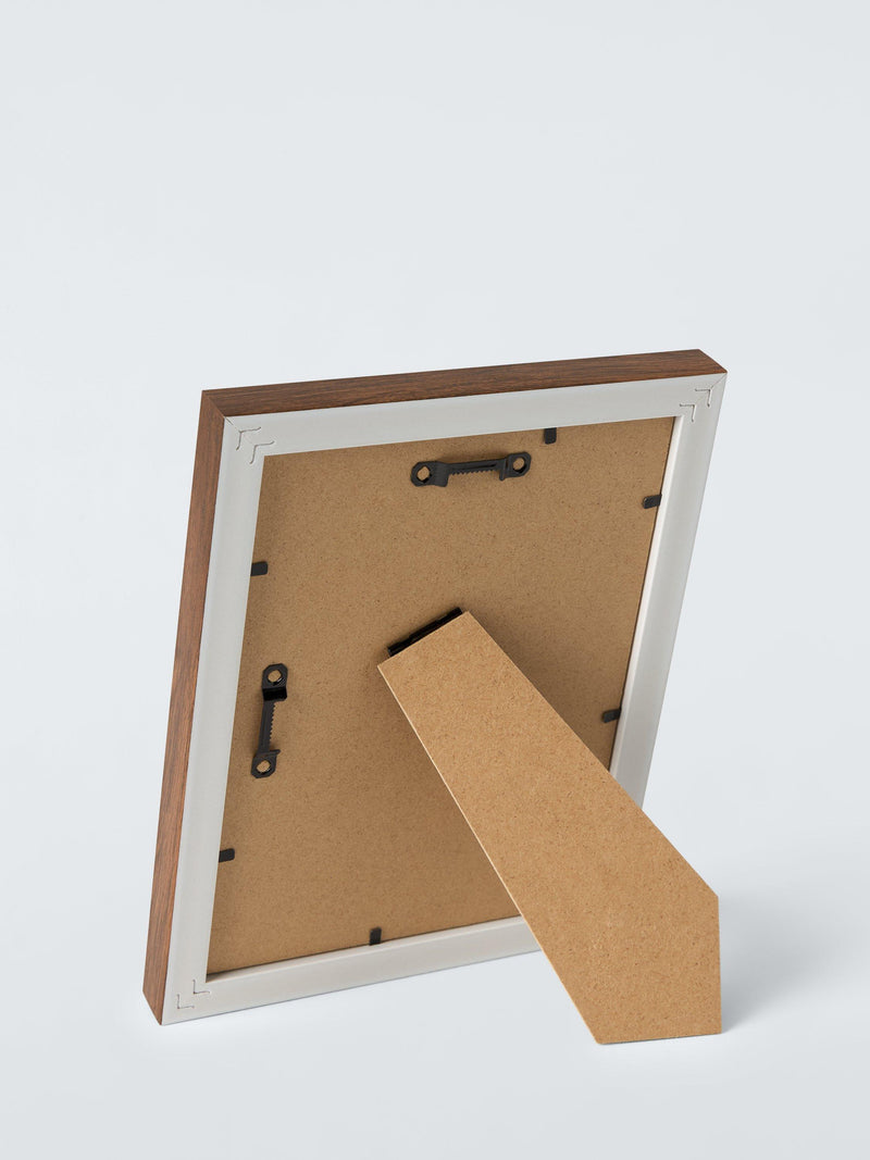 John Lewis walnut frame 4x6 check mount, imported from the UK