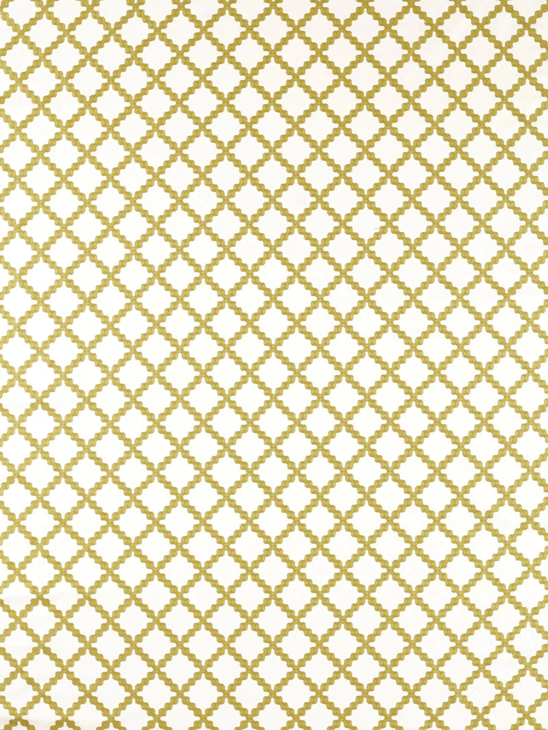 Scion Swithland furnishing fabric with geometric trellis design - British product