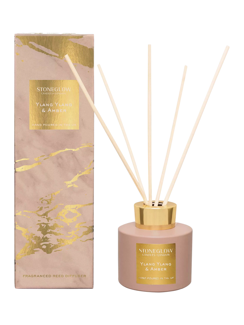 Stoneglow Luna Ylang Ylang & Amber reed diffuser 120ml (British brand)
