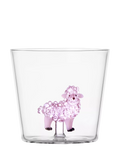 Ichendorf Milano glass tumbler with sheep design 350ml (British brand)