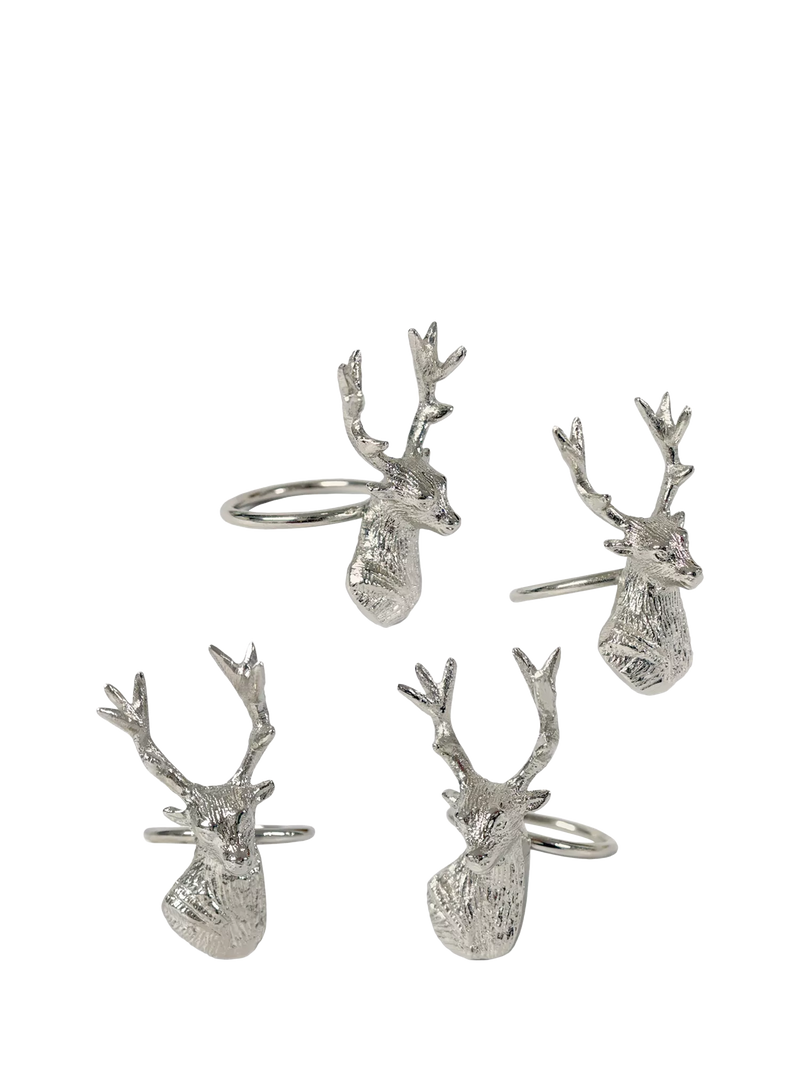 Culinary Concepts stag napkin rings set of 4 - British product