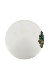 John Lewis Culinary Concepts White Marble & Mother of Pearl Serving Board 28cm- Buy online at McGrocer