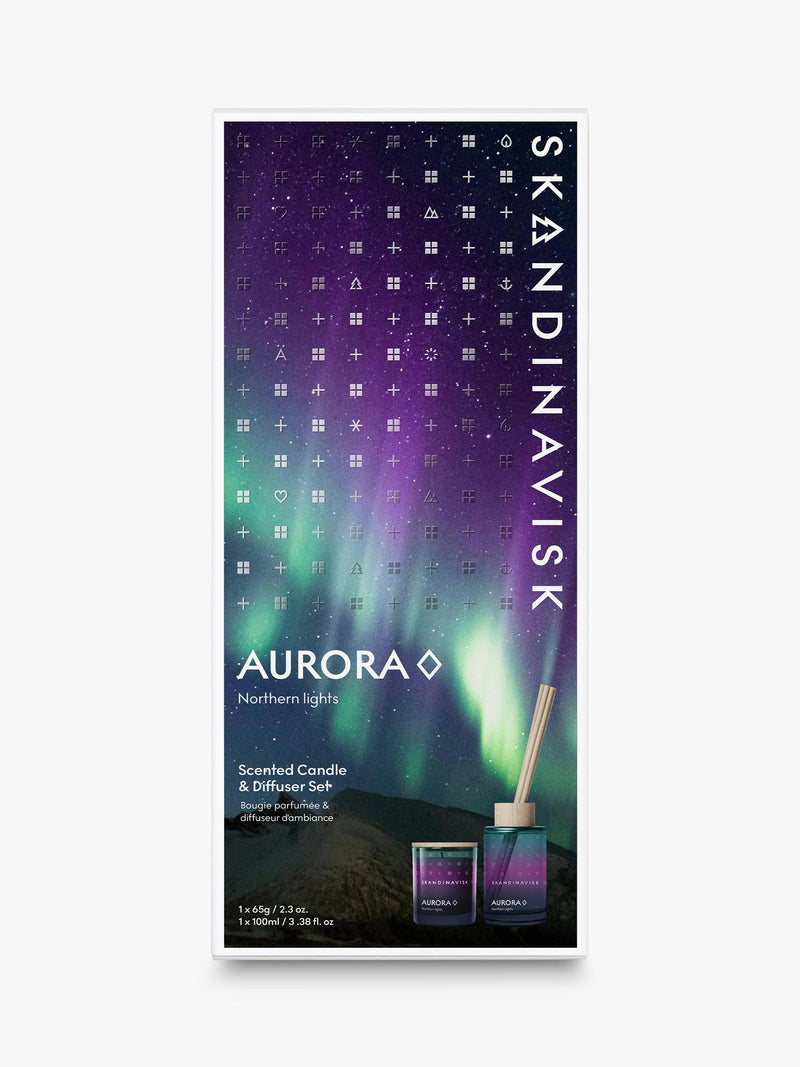 SKANDINAVISK Aurora home fragrance gift set, imported from the UK