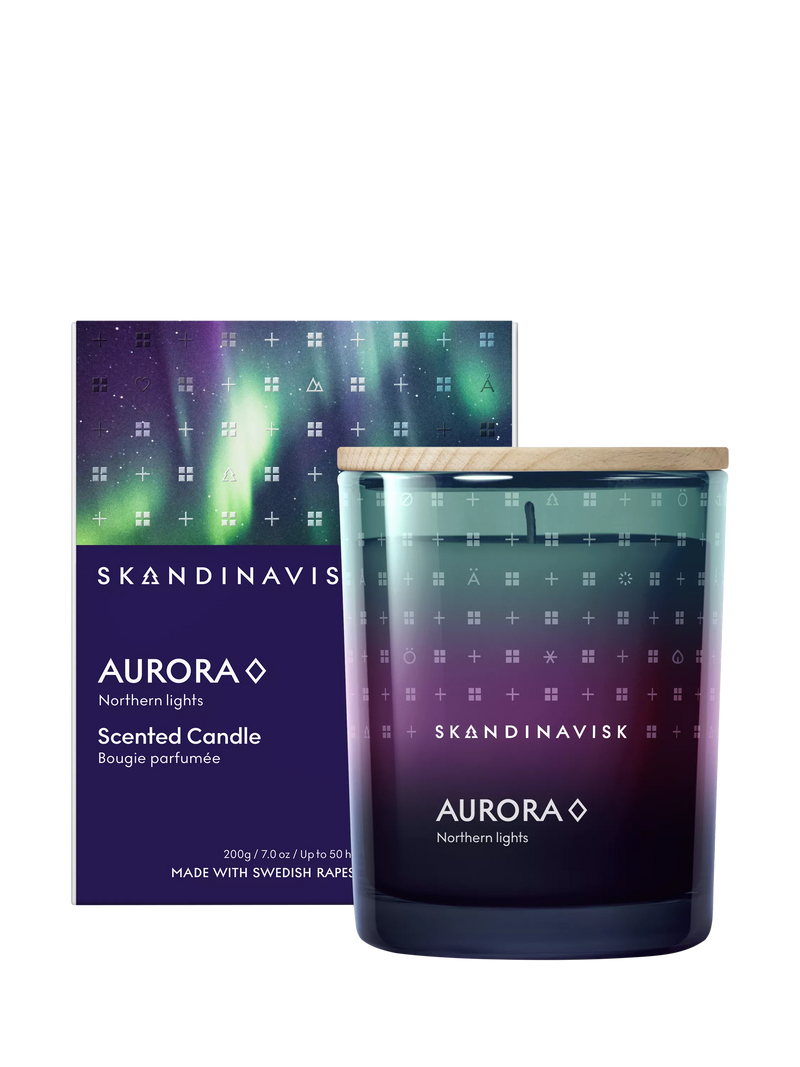 SKANDINAVISK Aurora scented candle 200g, imported from the UK